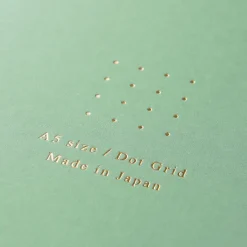 Midori | Cuaderno Anillas Color A5 Puntos Green