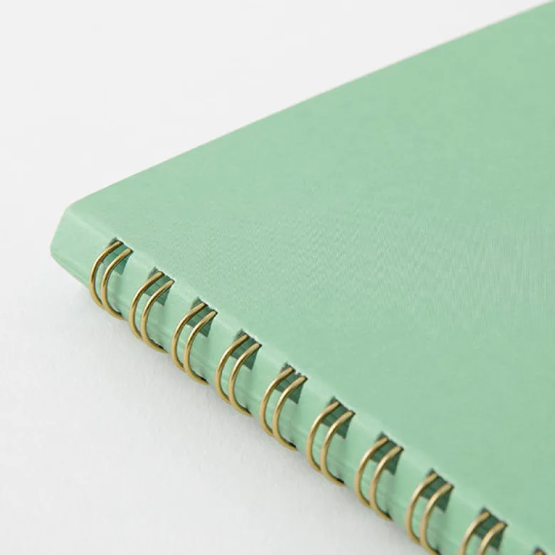 Midori | Cuaderno Anillas Color A5 Puntos Green