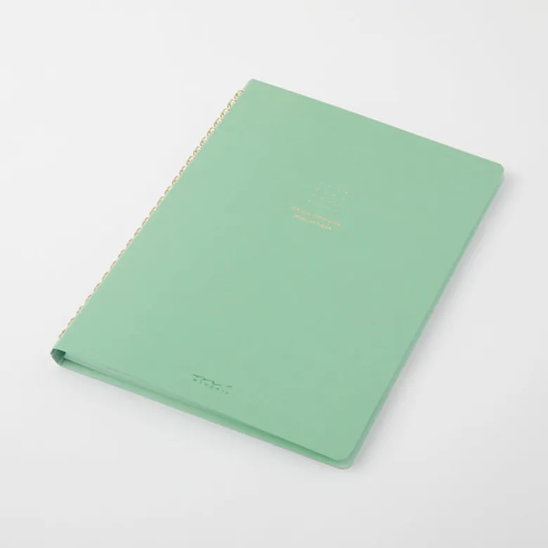 Midori | Cuaderno Anillas Color A5 Puntos Green