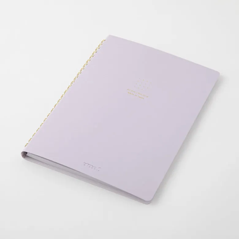 Midori | Cuaderno Anillas Color A5 Puntos Purple