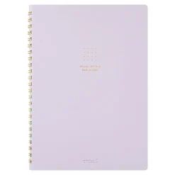 Midori | Cuaderno Anillas Color A5 Puntos Purple