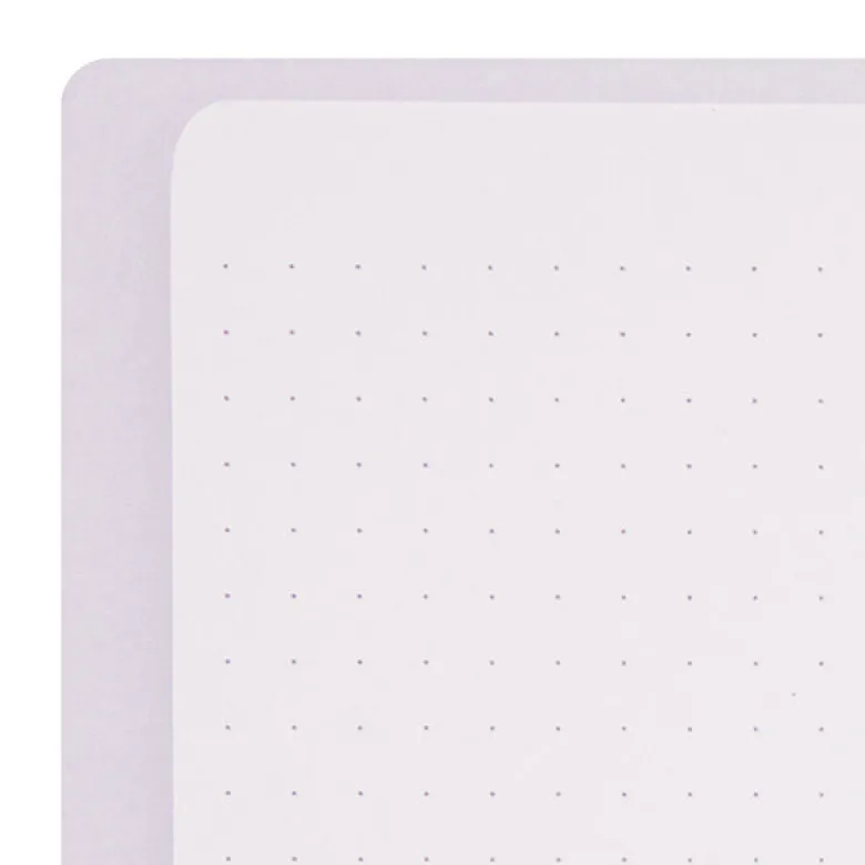 Midori | Cuaderno Anillas Color A5 Puntos Purple