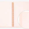 Midori | Cuaderno Anillas Color A5 Puntos Pink