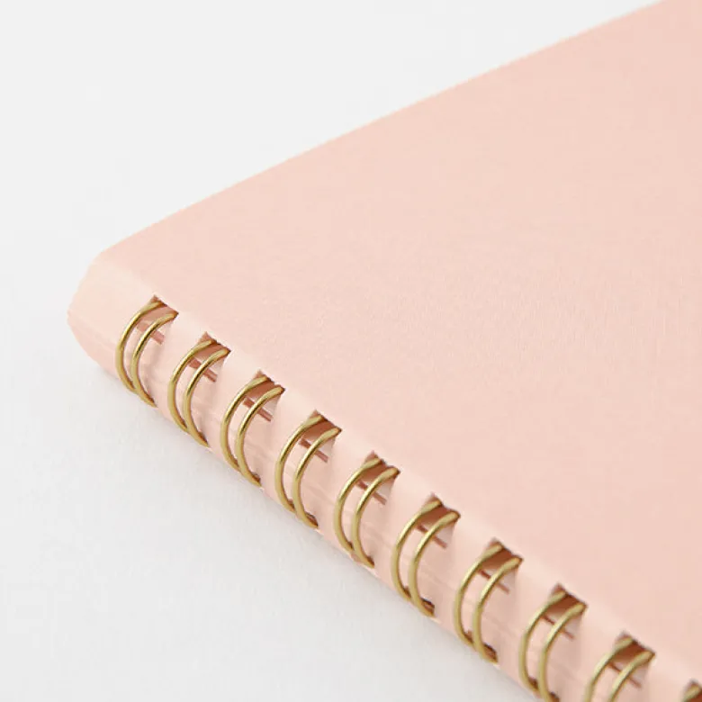 Midori | Cuaderno Anillas Color A5 Puntos Pink