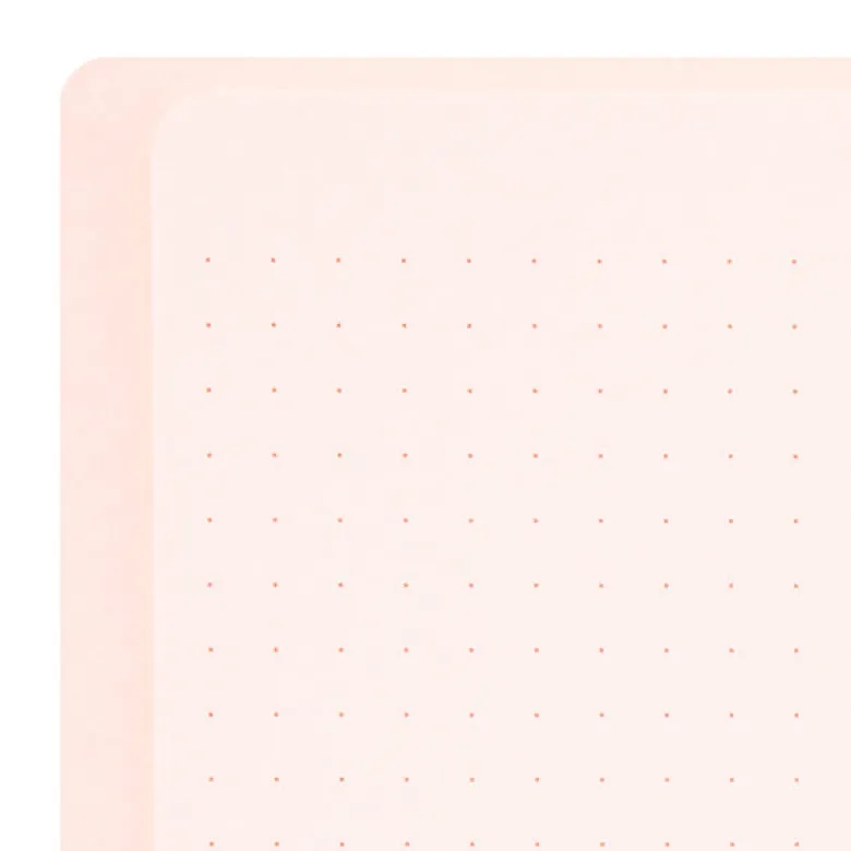Midori | Cuaderno Anillas Color A5 Puntos Pink