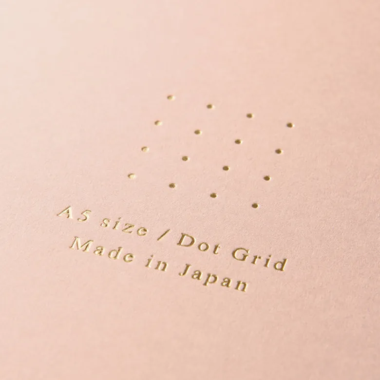 Midori | Cuaderno Anillas Color A5 Puntos Pink
