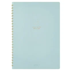 Midori | Cuaderno Anillas Color A5 Puntos Blue