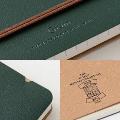 Midori | Cuaderno de Anillas WM Grain B6 Green