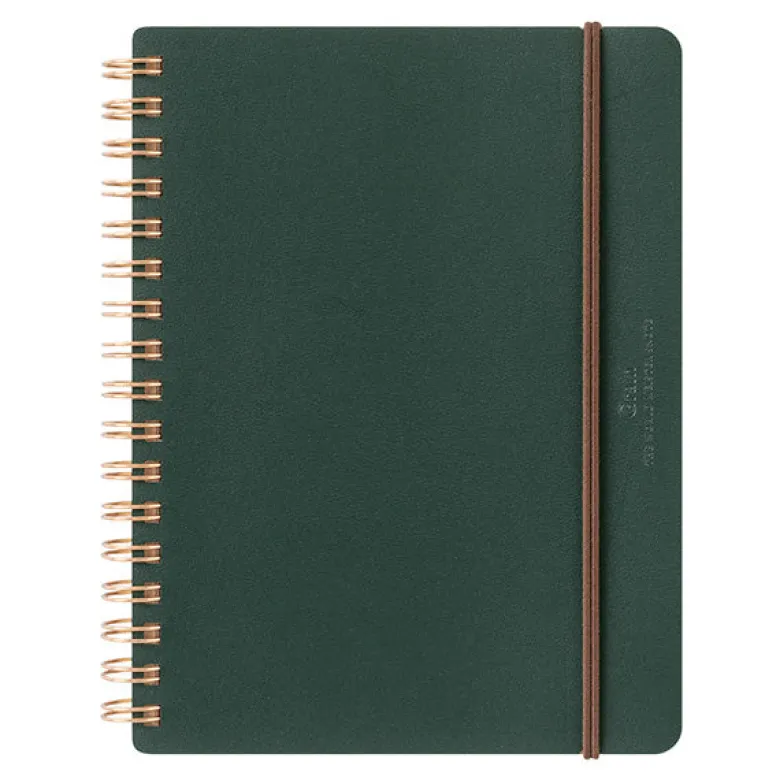 Midori | Cuaderno de Anillas WM Grain B6 Green