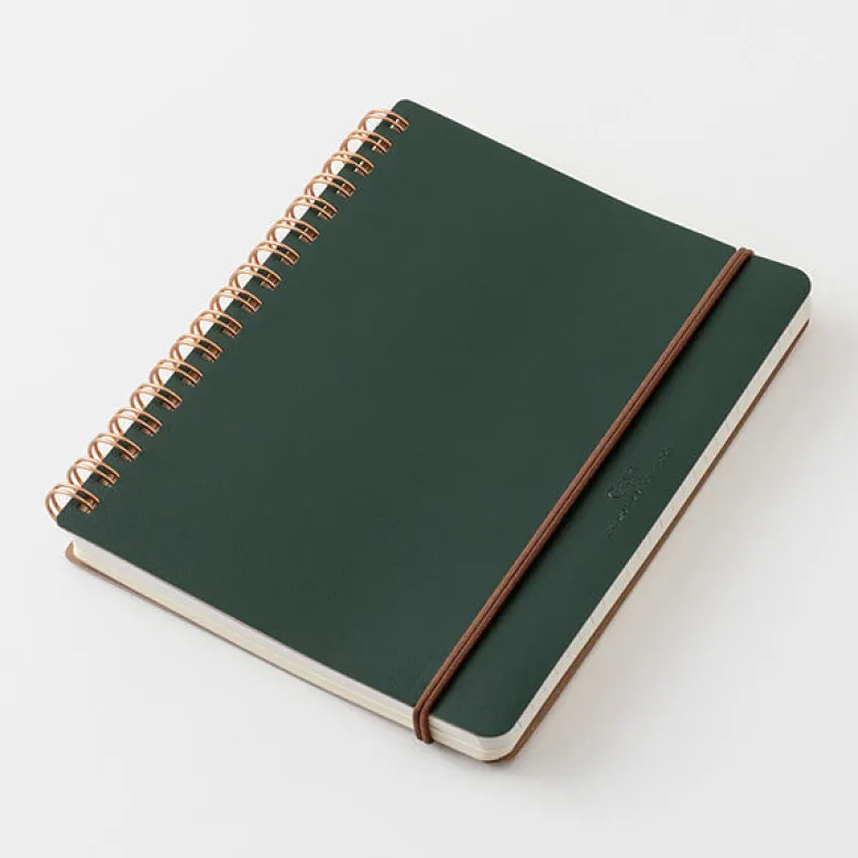 Midori | Cuaderno de Anillas WM Grain B6 Green