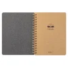 Midori | Cuaderno de Anillas WM Grain B6 Marrón