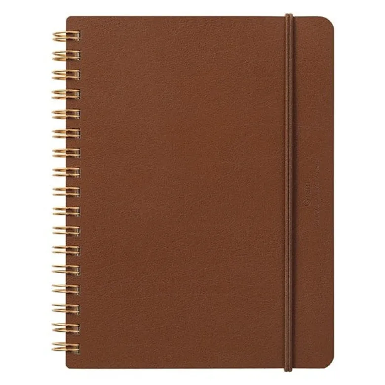 Midori | Cuaderno de Anillas WM Grain B6 Marrón
