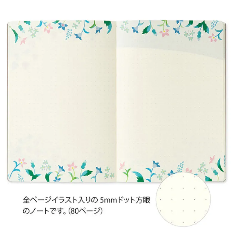 Midori | Cuaderno Yuru Log B6 Floral