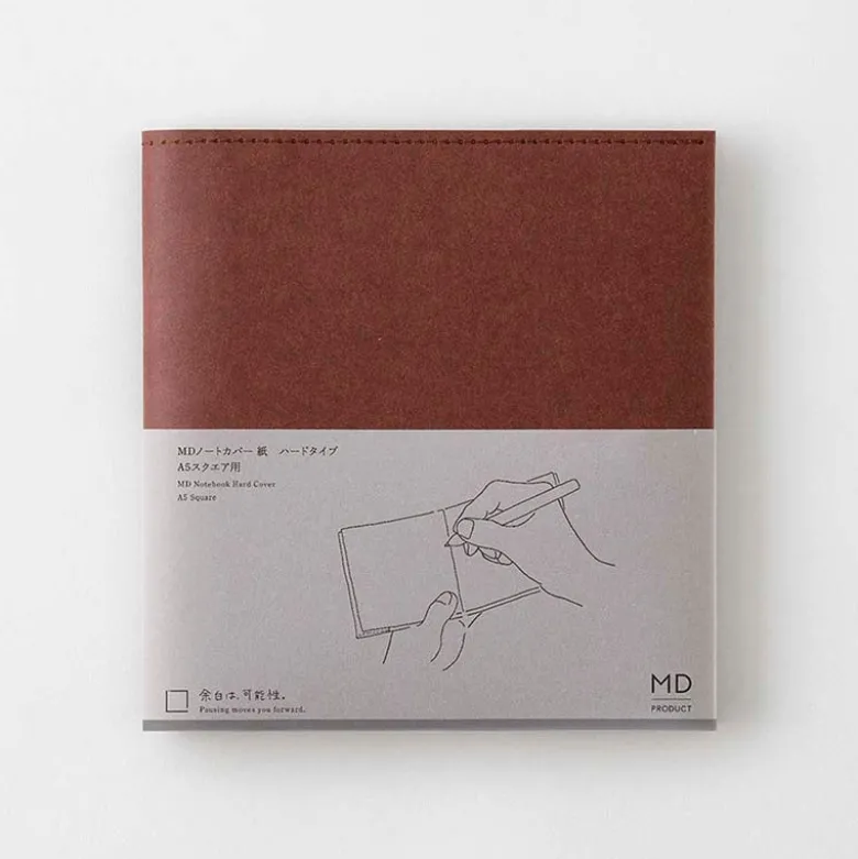 Midori | Funda de Papel Tapa Dura para Cuadernos MD Midori Square