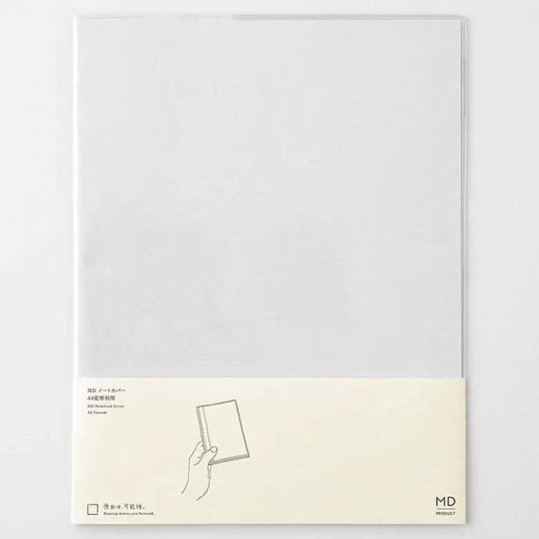 Midori | Funda de Plástico Transparente para Cuadernos MD Midori A4