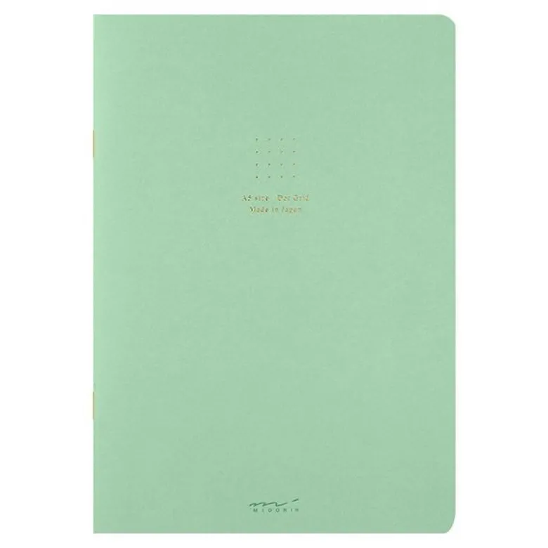 Midori | Libreta Color A5 Puntos Green
