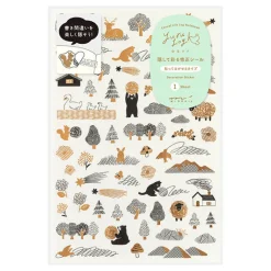 Midori | Pegatinas Yuru Log Camouflage Forest