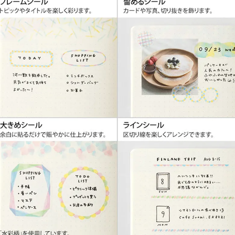 Midori | Pegatinas Yuru Log Forest Scandinavia (2pc)