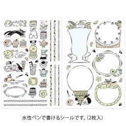 Midori | Pegatinas Yuru Log Sweets & Animals (2pc)