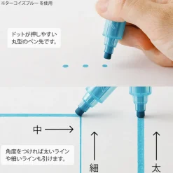 Midori | Rotulador Multicolor Connecting Pen Join Dots Pastel