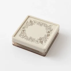 Midori | Sello Entintado Calendario Soft Color Floral Decoration Brown