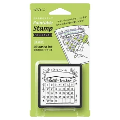 Midori | Sello Entintado Habit Tracker