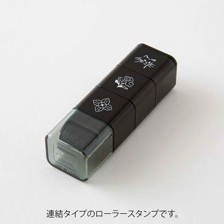 Midori | Sello Entintado Roller Cat & Landscape