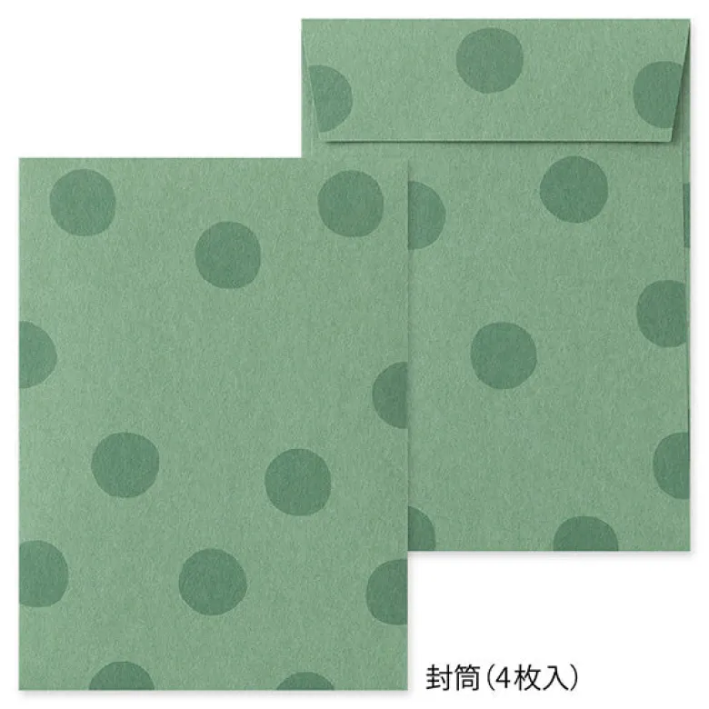 Midori | Set de Cartas Con Pegatinas Panda