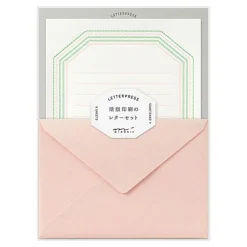 Midori | Set de Cartas Letterpress Pink