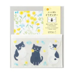 Midori | Set de Cartas Mini con Pegatinas For You Cat