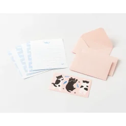 Midori | Set de Cartas Mini con Pegatinas Hungry Cat