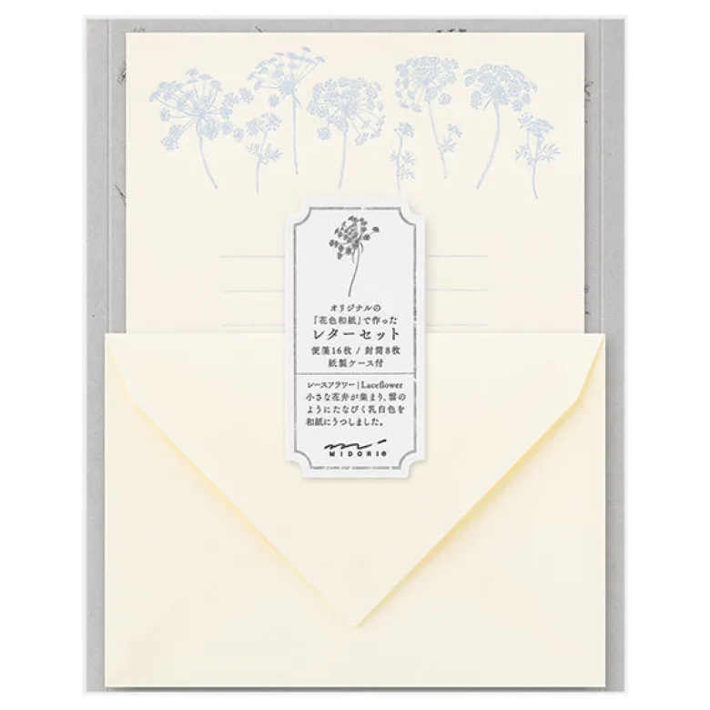 Midori | Set de Cartas Original Floral White