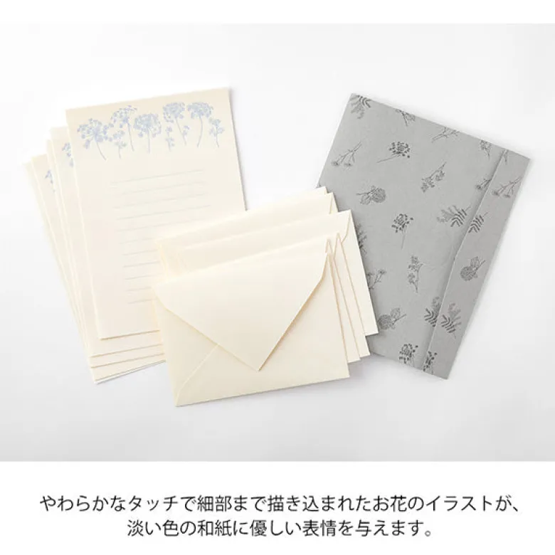 Midori | Set de Cartas Original Floral White