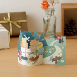 Midori | Tarjeta de Felicitación 3D Birthday Forest Animals