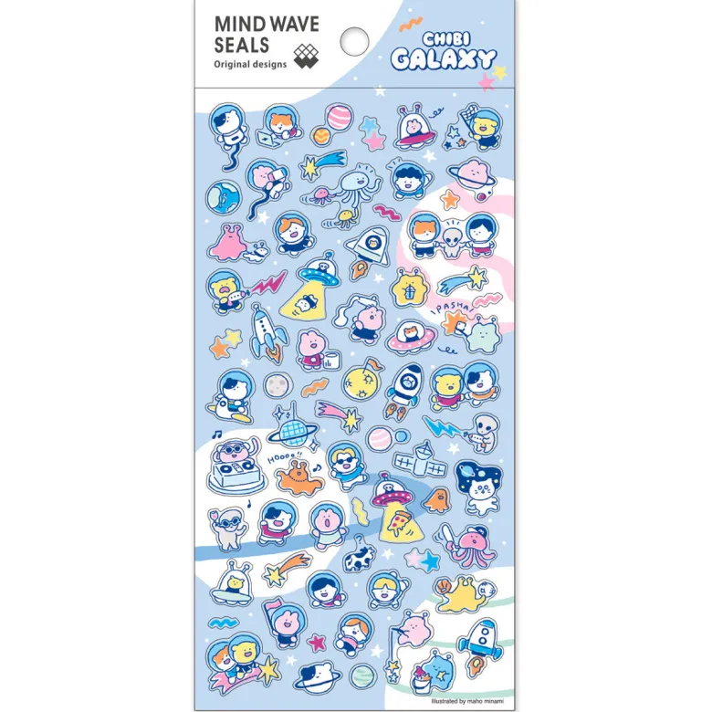 Mind Wave | Pegatinas Chibi Galaxy