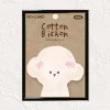 Mo Card | Notas Adhesivas Velvet ID Photo Cotton Bichon