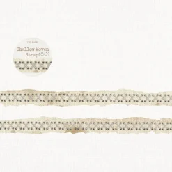 Mo Card | Rippled Edge Sewing Washi Tape Shallow Woven Straps