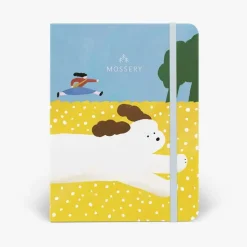 Mossery | Cuaderno Threadbound A5 Dog Chase (Puntos)