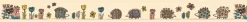MT Masking Tape | Lisa Larson Hedgehog Garden Washi Tape