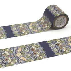 MT Masking Tape | Morris & Co. Strawberry Thief Indigo Mineral Washi Tape
