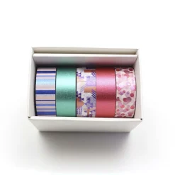 MT Masking Tape | Set de 5 Washi Tapes Colores Bright