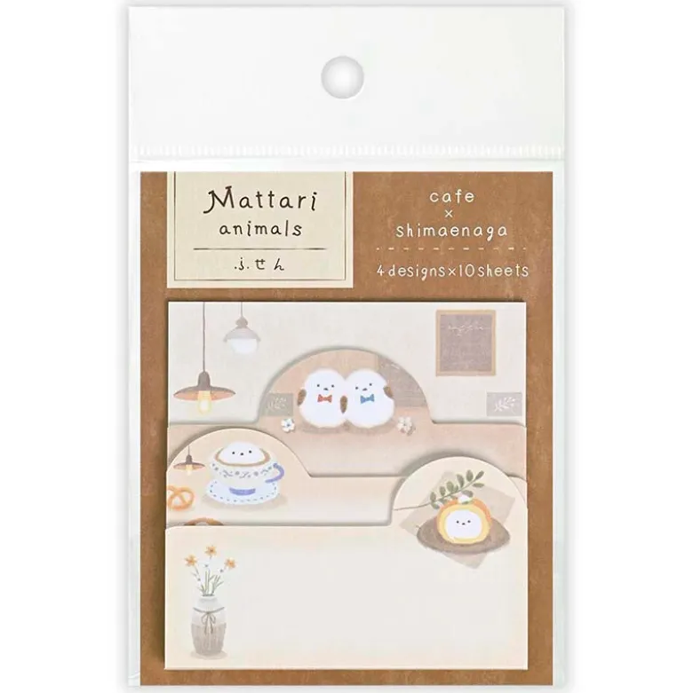 NB CO | Notas Adhesivas Multi Mattari Animals Cafe Shimanenaga