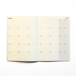 Octagon | Agenda Big Monthly Planner Plus A4 2026-2027 Camel (Mensual)