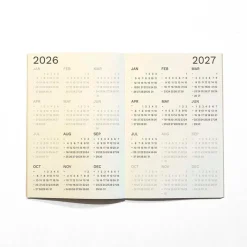 Octagon | Agenda Small Monthly Planner Plus A5 2026-2027 Biscuit (Mensual)