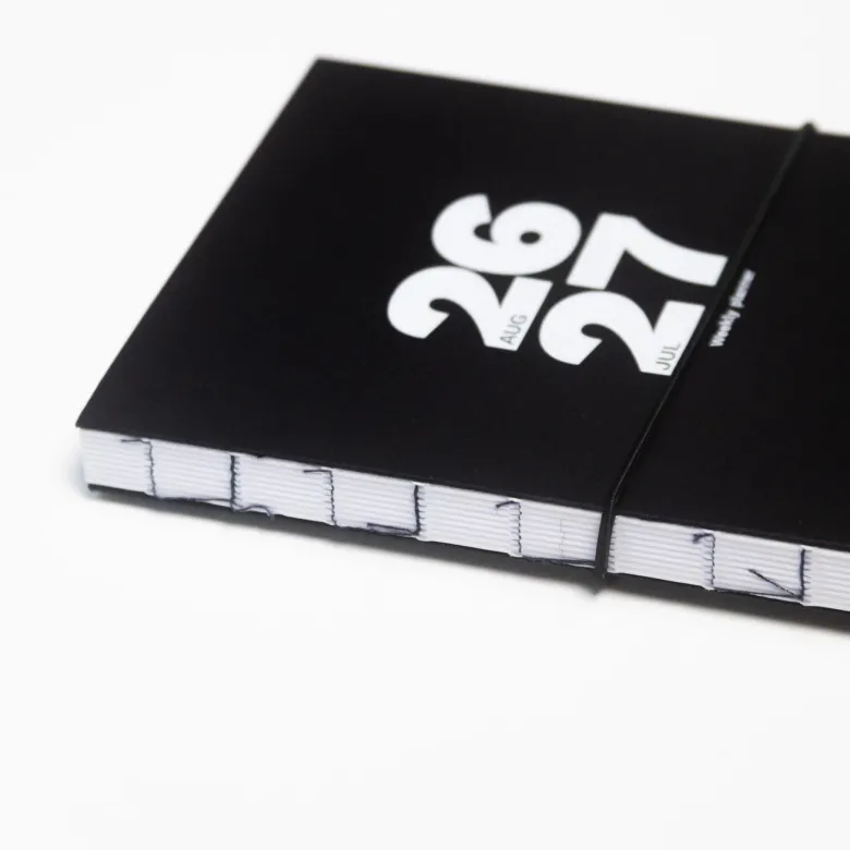 Octagon | Agenda Weekly Planner A5 Black 2026-2027 (Semanal)