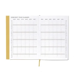 Octagon | Agenda Weekly Planner A5 Camel 2026-2027 (Semanal)