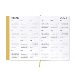 Octagon | Agenda Weekly Planner A5 Camel 2026-2027 (Semanal)