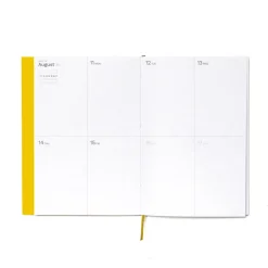 Octagon | Agenda Weekly Planner A5 Yellow 2026-2027 (Semanal)