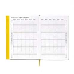 Octagon | Agenda Weekly Planner A5 Yellow 2026-2027 (Semanal)