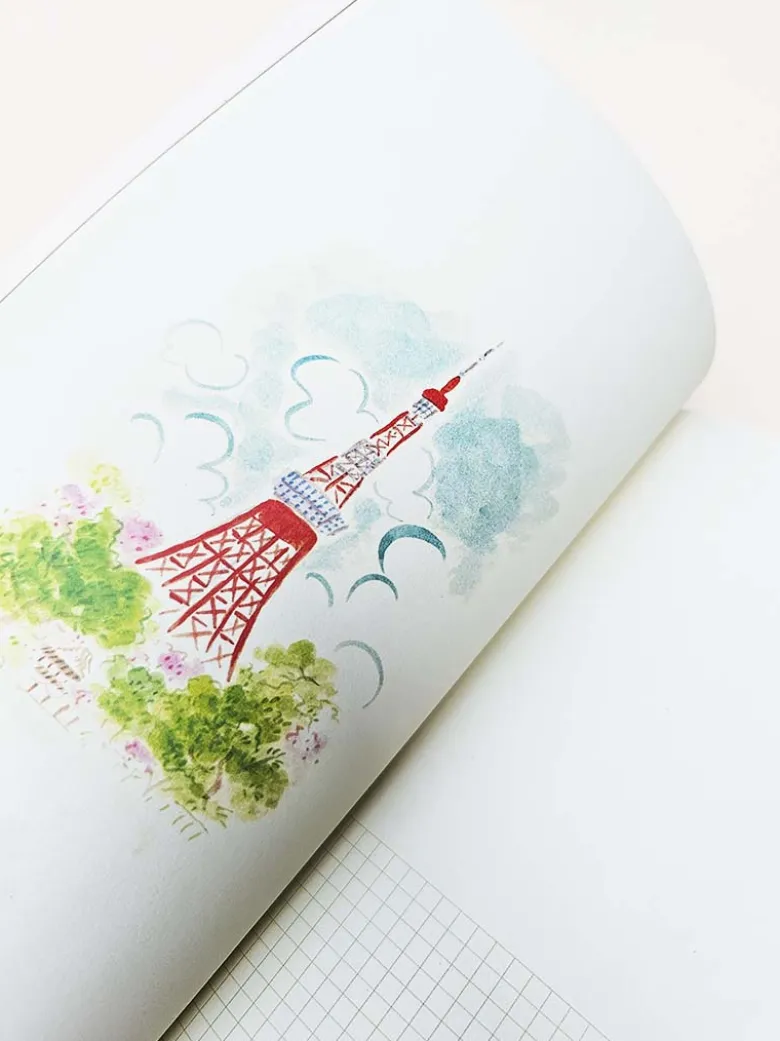 Paperways | Cuaderno de Viaje Ilustrado L'Après-midi Tokyo Tower
